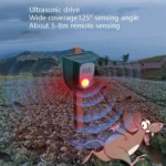 N911M Solar Rouse Alarm Lamp Infrared Induction Animal Drive - Image 6