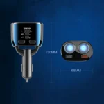 Ozio Car Charger Cigarette Lighter Conversion Plug USB Car Fast Flashing Charger - Image 3