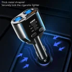 Ozio Car Charger Cigarette Lighter Conversion Plug USB Car Fast Flashing Charger - Image 7