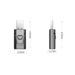 T7 4 In 1 Bluetooth 5.0 USB Transmit Receiving Audio Adapter - Image 2