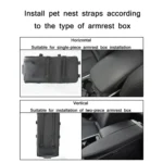 Car Central Control Seat Pet Portable Bed Pad - Image 2