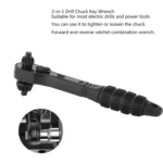 2 In 1 Hardened Drill Chuck Key Wrench - Image 4