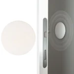 Silent Anti-Collision Silicone Pad For Door Handle, Size: 5cm Round Black