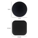 Silent Anti-Collision Silicone Pad For Door Handle, Size: 5cm Round Black - Image 2