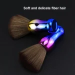 Electroplating Broken Hair Brush Haircut Neck Cleaning Brush - Image 4