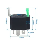 5 Sets JD2912 4 Pin Car Relay With Fuse - Image 3