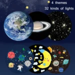 SN-01 LED Starry Sky Projection Car Ambient Light with 32 Projective Slides - Image 5