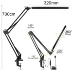 Telescopic Folding USB LED Eye Protection Desk Lamp - Image 3