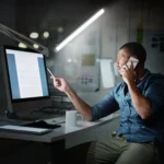 Telescopic Folding USB LED Eye Protection Desk Lamp - Image 7