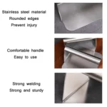 304 Stainless Steel Hamburger Manual Meat Press - Image 3