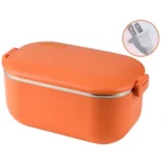 48W 1L  304 Stainless Steel Heating Lunch Box Can Be Plugged In