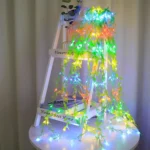 0.9m 100 LEDs Simulation Green Planting Copper Wire Decorative Light, Spec: - Image 5