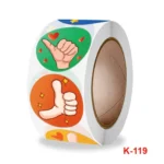 10 PCS Cartoon Thumbs Up Teacher Encouragement Label - Image 2