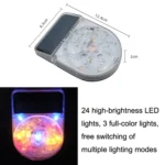 Y-949 27 LEDs Solar Car Waterproof Warning Light - Image 3