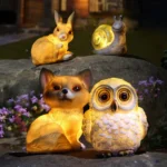HSR001 Outdoor Solar Animal Resin Lawn Light - Image 5