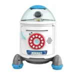Fingerprint Password Rocket Piggy Bank Toy