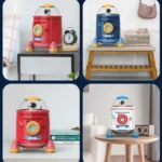 Fingerprint Password Rocket Piggy Bank Toy - Image 2