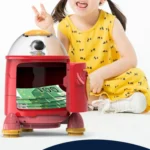 Fingerprint Password Rocket Piggy Bank Toy - Image 5