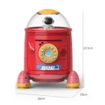 Fingerprint Password Rocket Piggy Bank Toy - Image 7