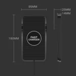 C7 Car Navigation 2 In 1 Multi-Function Non-Slip Pad USB Wireless Charger - Image 3