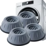 4pcs Roller Washing Machine Foot Pad Rubber Refrigerator Shock-Absorbing Base