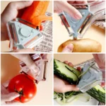 2 PCS 3 in 1 Peeler Vegetable And Fruit Peeler - Image 5