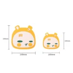 5 PCS PVC Cartoon Heat Insulation Pad Anti-Scald Placemat,Size: - Image 6