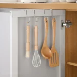 5pcs /Pack  S-Shaped Double Hook Stainless Steel Coat And Drawer Door Rear Hook - Image 4