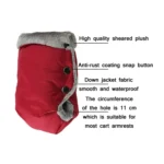 Baby Stroller Armrest Waterproof Warm Gloves - Image 5