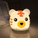 DA006 LED Colorful Tiger Silicone Night Light, Type: