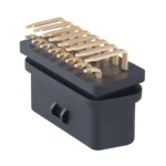J1962f OBD2 16PIN 90 Degree Bend Female Head Connector, Gold Plated - Image 2