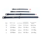 JINMAOHOU Dogs Double-Layer Leather Collar - Image 7