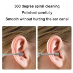 6 In 1 Stainless Steel Spring Spiral Portable Ear Pick - Image 3