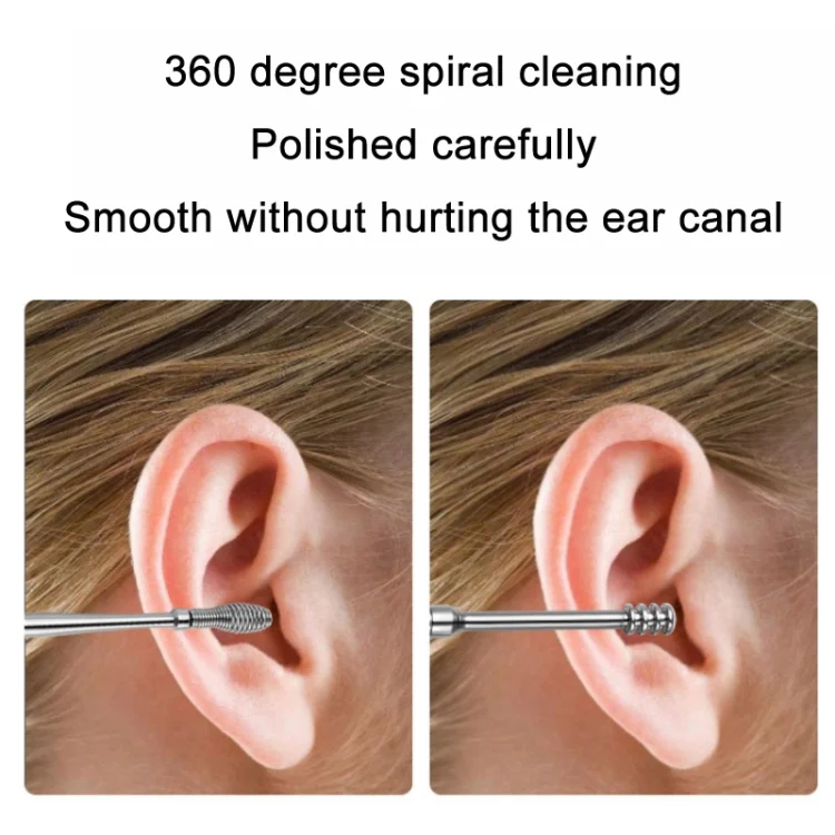 TBD0601920601_B2.webp 6 In 1 Stainless Steel Spring Spiral Portable Ear Pick - Image 3