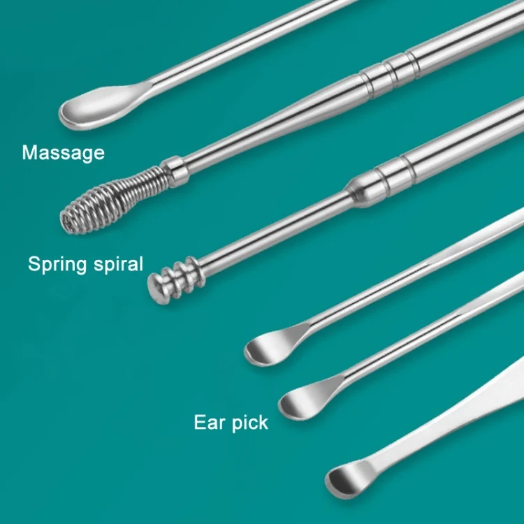 TBD0601920601_B4.webp 6 In 1 Stainless Steel Spring Spiral Portable Ear Pick - Image 5