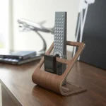 Wooden Tabletop Coffee Table Storage Rack Multi-Function Remote Control Organizer