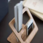 Wooden Tabletop Coffee Table Storage Rack Multi-Function Remote Control Organizer - Image 4