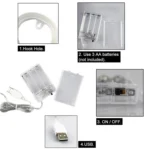 Blue Letter Number Neon Lights Holiday Decoration Lights - Image 4