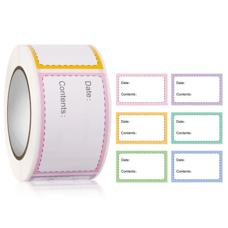 Safe Date Food Catalog Storage Self-Adhesive Sticker