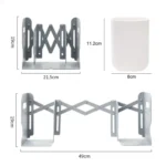 Desktop Folding And Retractable Book Storage Stand - Image 3
