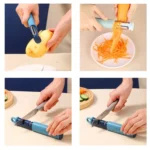 2 in 1 Stainless Steel Peeler Tungsten Steel Sharpener - Image 7