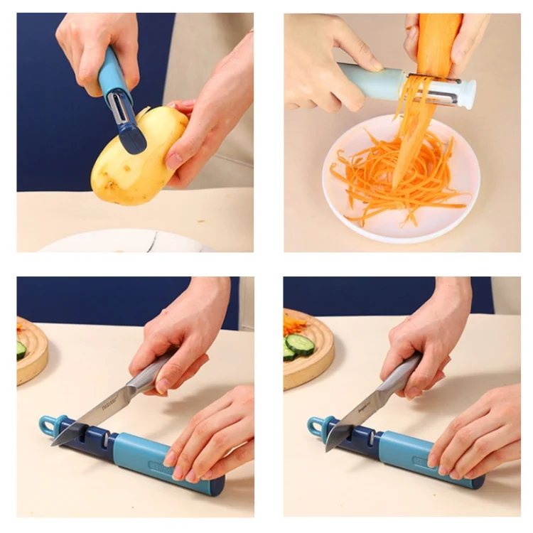 TBD0601927701_B6.webp 2 in 1 Stainless Steel Peeler Tungsten Steel Sharpener - Image 7