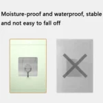 8 PCS WL-003-08 7x7cm Multifunctional Stainless Steel Adhesive Hook - Image 3