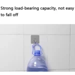 8 PCS WL-003-08 7x7cm Multifunctional Stainless Steel Adhesive Hook - Image 4