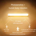 Magnetic Rechargeable Cabinet Bedside Human Body Induction Lamp, Specification: - Image 4