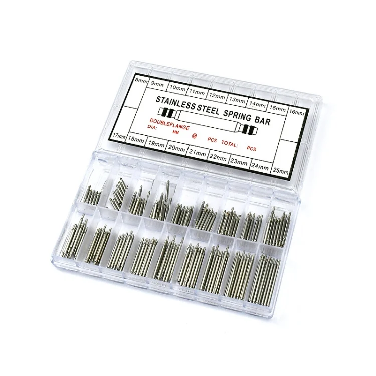 TBD0601942303.webp 270 PCS / Box C015 8-25mm Stainless Steel Seamless Box Packing Spring Bar - Image 1
