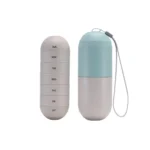 Wheat Straw Pill Storage Box Sealed 7 Days Pill Box - Image 2