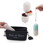 Wheat Straw Pill Storage Box Sealed 7 Days Pill Box - Image 7