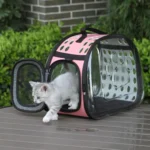 Pet Transparent Space Capsule Outing Package, Size: - Image 6