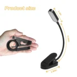 9 LEDs Mini Clip Desk Lamp USB Charging Student Eye Protection Reading Lamp - Image 3